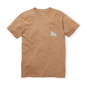 Outerknown groovy water logged pocket tee sand